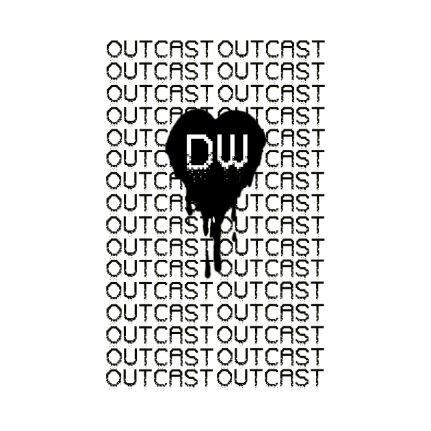 Outcast Matrix Black Logo by adorkabledustinwood