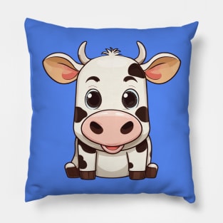 Cute Kawaii Cow Pillow