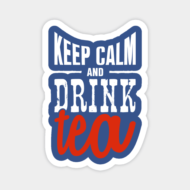 Keep calm and drink Tea Magnet by nektarinchen