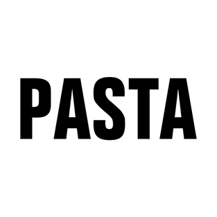 Pasta Word - Simple Bold Text T-Shirt