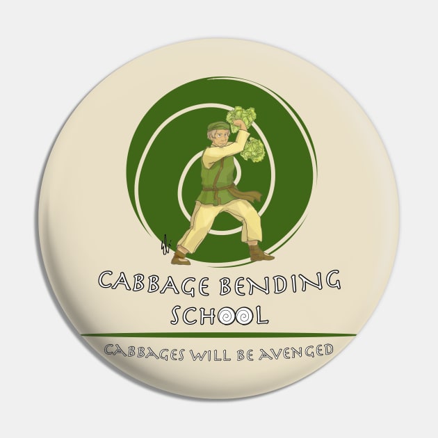 Cabbage Bending Pin by LocalCryptid