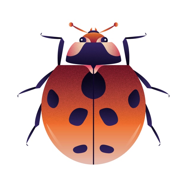 Seven-point ladybug by Léo Alexandre