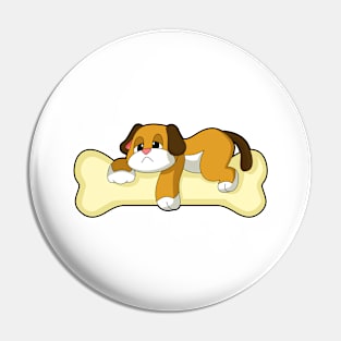 Dog Bone Sleeping Pin