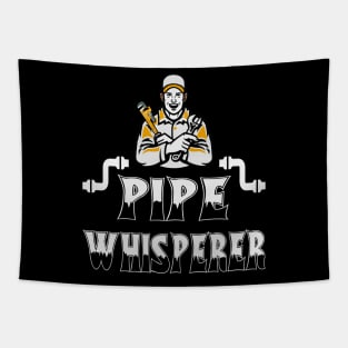 Plumber Whisperer for Plumber Dad Gift Tapestry