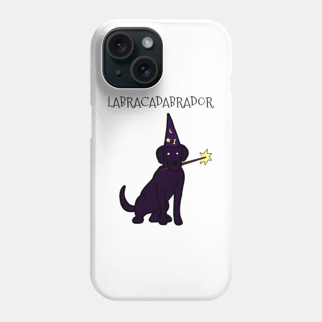 Labracadabrador Wand Retriever Phone Case by Kangavark