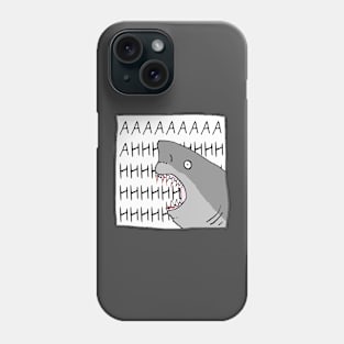 Yelling Shark Phone Case