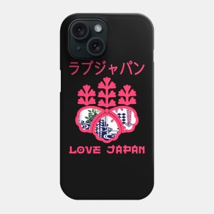Emblem Japanese Symbol Crest Word Kanji Love Japan Retro 262 Phone Case