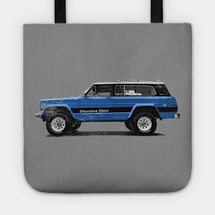 FSJ Beach Truck - Blue, Weathered Tote