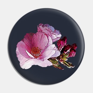 Cherry Blossoms - Cherry Blossom and Buds Pin