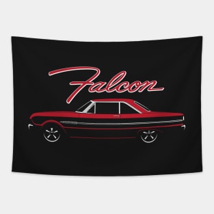 Red 63 Falcon Sprint Tapestry