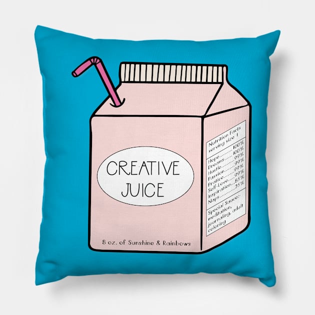 Got Creativity Pillow by BeeHappiPress