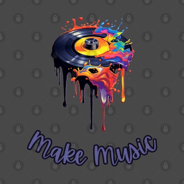 Music Quote Make Music by stickercuffs