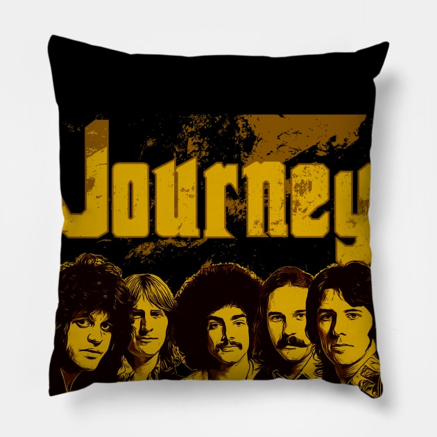 Journey band \ 80s Music Pillow by Nana On Here