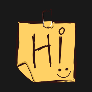 "Hi" note doodle T-Shirt