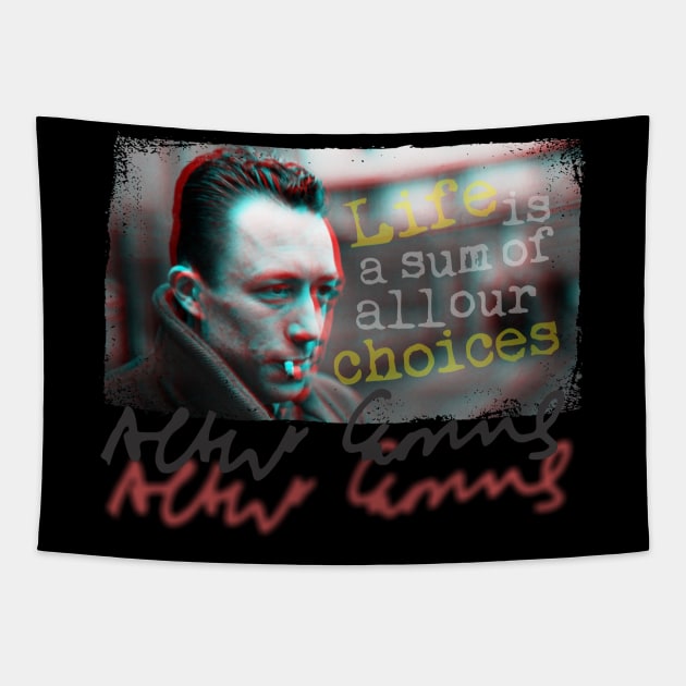 Albert Camus Tapestry by workshop71