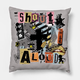 Shout It Aloud - Isaiah 58:1 - Bible Verse Pillow