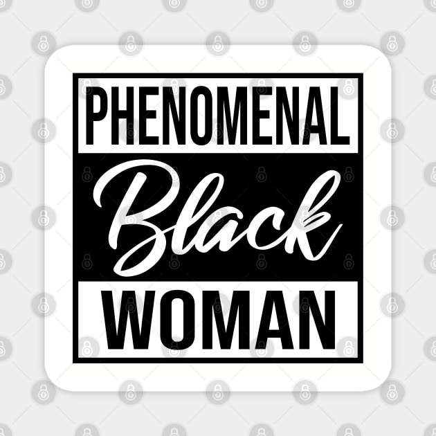 Phenomenal Black Woman Magnet by UrbanLifeApparel