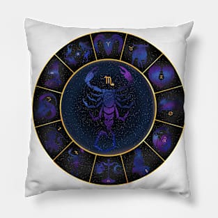 Scorpio: The scorpion Pillow