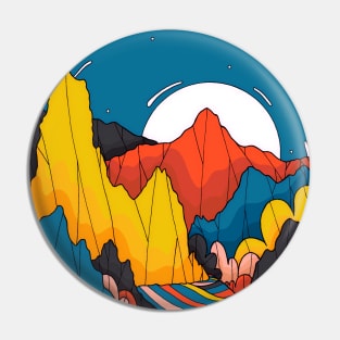 A river of colour Pin