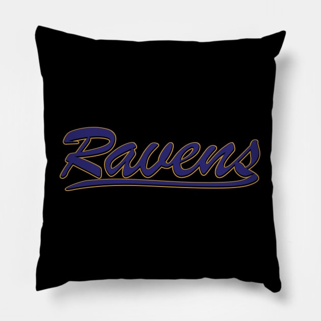 Ravens 2024 Pillow by Nagorniak