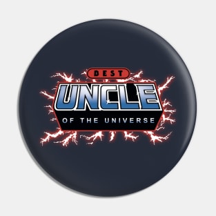 Best Uncle of the Universe Pin