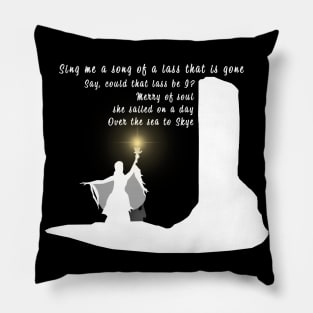 Outlander Theme Song White Pillow