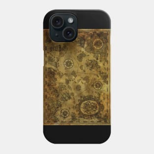 Old Nautical Map 3 (Fantasy). Phone Case