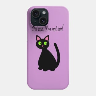 Cute Black Cat Phone Case