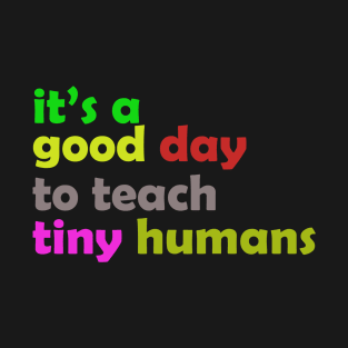 It is a good day to teach tiny humans T-Shirt