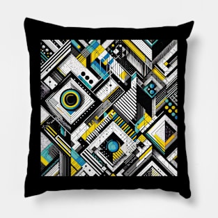 Geometric Abstract Design Pillow