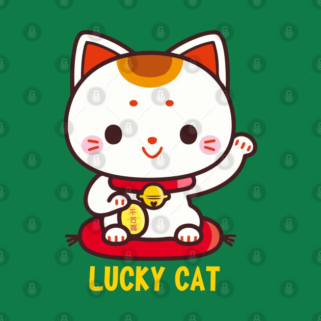 Maneki Neko Lucky Cat Good Luck Charm Cute Kawaii by interDesign