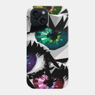 psychadelic eye illustration Phone Case