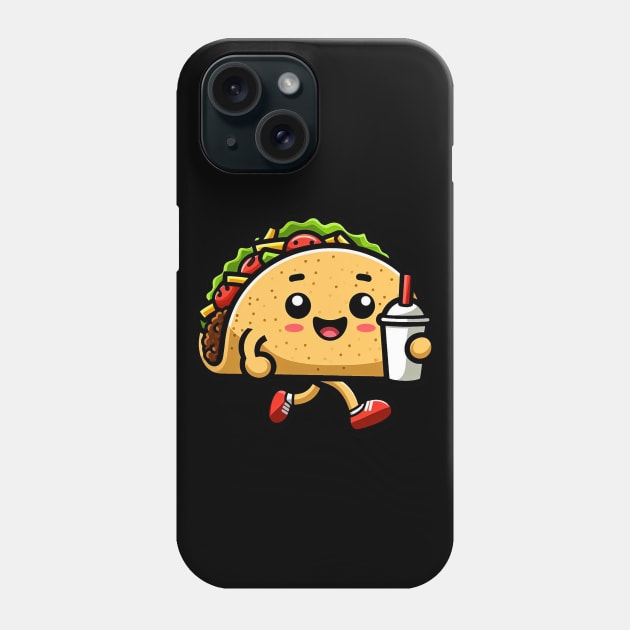 Taco Fast Food Phone Case by Plushism