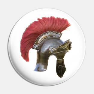 Roman Helmet Pin