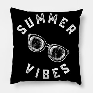 Summer Vibes. Fun Summer, Beach, Sand, Surf Design. Pillow
