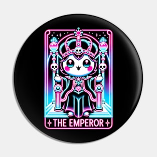 The Emperor Tarot Card Kawaii Cute Pastel Goth Pin