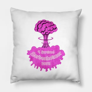 I Survived Atomic Barbenheimer Pillow