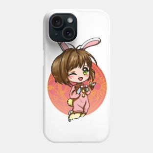 sakura bunny Phone Case