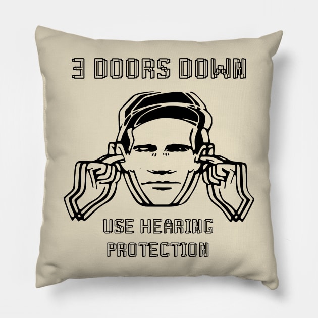 use hearing 3 doors down Pillow by the haunted bathroom