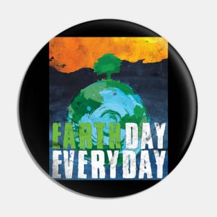 Earth Day Save the Earth Pin