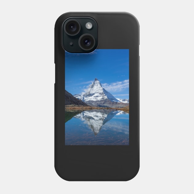 Matterhorn, Zermatt, Valais, Switzerland, Europe, autumn Phone Case by Kruegerfoto