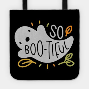 So Bootiful Halloween Ghost Tote