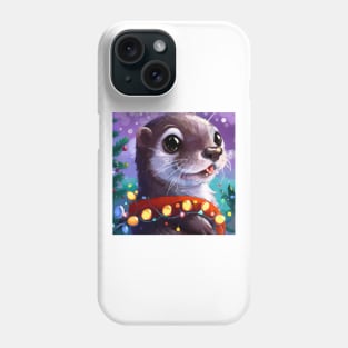 Cute Otter Drawing Phone Case