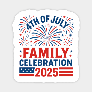 4th-of-July-Family-Celebration-2025-Matching-Group Magnet