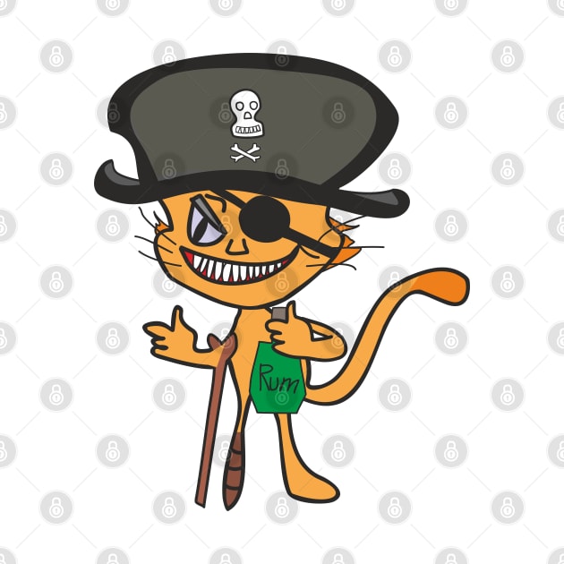 Cat pirate by Alekvik