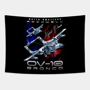 Rockwell OV-10 Bronco Light Attack & Observation Aircraft Tapestry