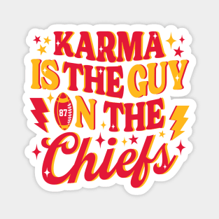 Karma is the Guy on the Chiefs Ver.3 Magnet