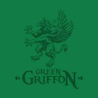 The Green Griffon - Green Griffin - Dungeons and Dragons T-Shirt