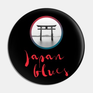 JAPAN BLUES (vertical) Pin