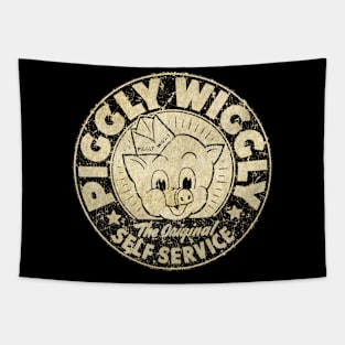 Retro Vintage Piggly Wiggly Tapestry